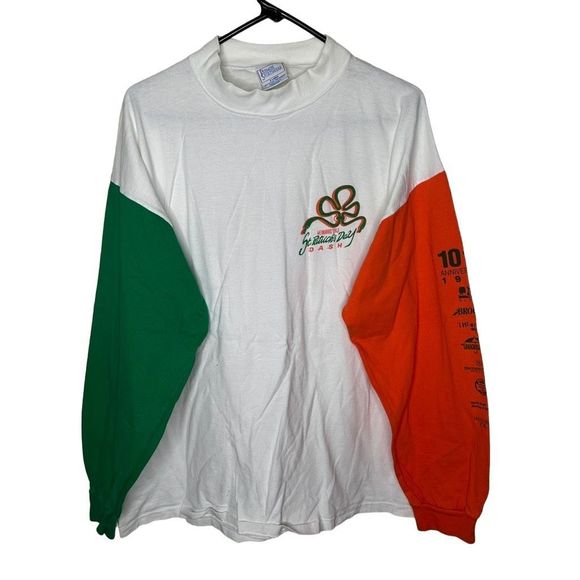 Vintage 90s St Patrick’s Day Running Marathon Shirt XL - Picture 1 of 8